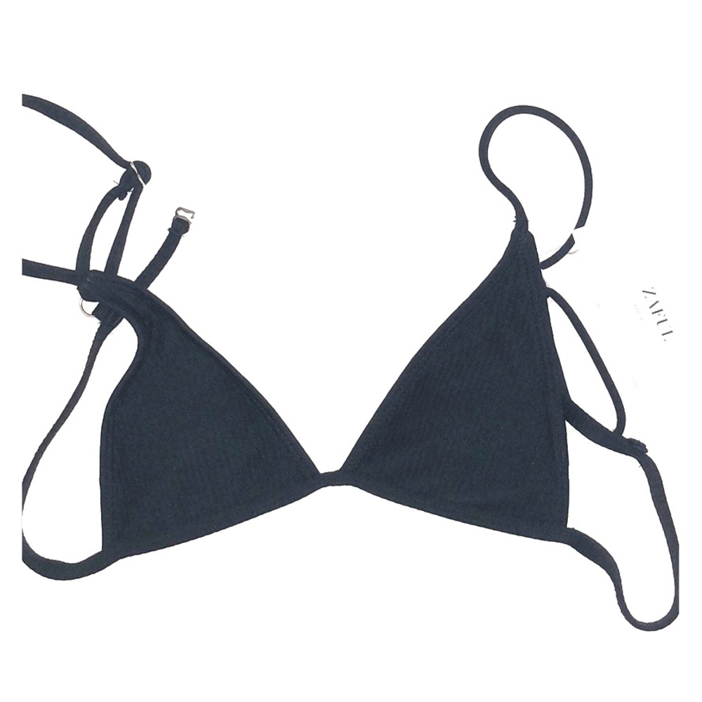 ZAFUL ribbed bikini top